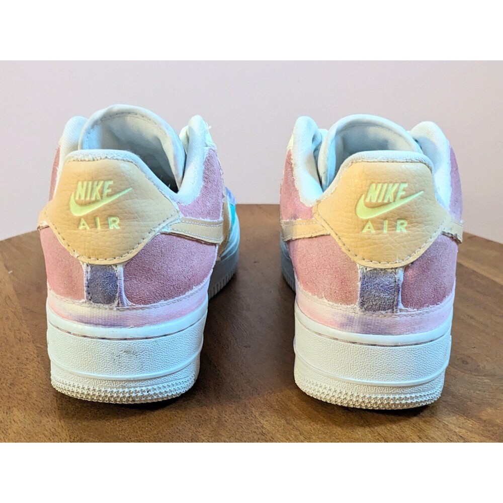 Nike Women's 8.5 Air Force 1 Low Pastel Reveal Shoes Arctic Punch DJ6901-600 - Picture 5 of 12